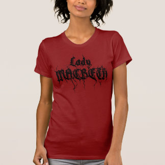 マクベス女性Tシャツのドイツ体 Tシャツ