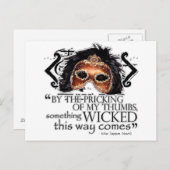 マクベス引用文 ポストカード (正面/裏面)