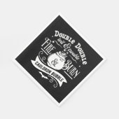 マクベス・ウィッチス魔術タイポグラフィハロウィーン スタンダードランチョンナプキン (角)