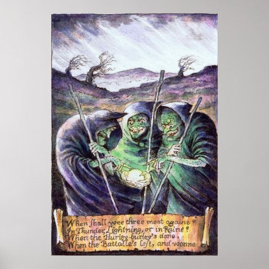 マクベス・ウィッチズのポスター ポスター (正面)