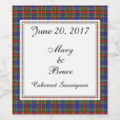 マクベス・スコティ結婚ッシュのワインラベル ワインラベル (シングルラベル)