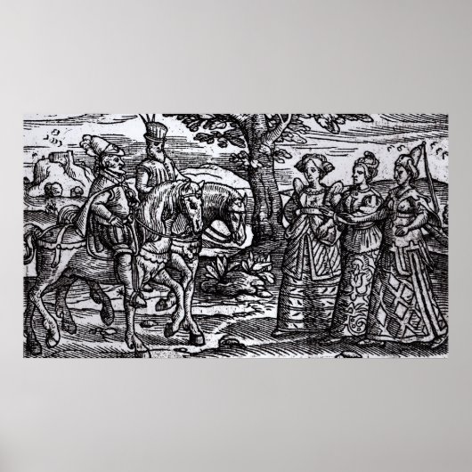 マクベス、バンクオと三人の魔女 ポスター (正面)