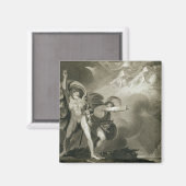 マクベス、バンクオ、ヒースの三人の魔女 マグネット (正面/裏面)