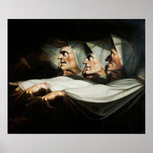 『マクベス』、ヘンリー風変わりフゼリの姉妹 ポスター (正面)