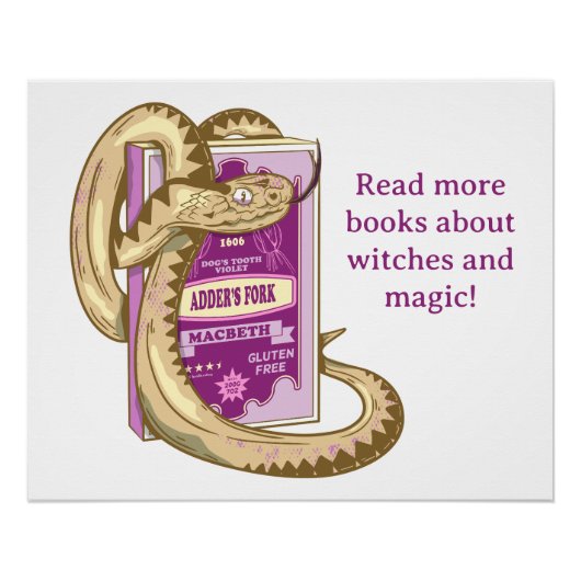 マクベス・レッド魔女に関する本 ポスター (正面)