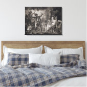 マクベス、三頭の魔女とヘカテの第4幕、S幕 キャンバスプリント (インサイチュ (寝室))