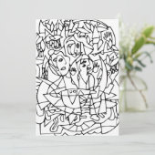 マクベス「三魔女」ノートカード サンキューカード (スタンド正面)