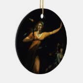 マクベスSleepwalking 1783年女性(キャンバスの油) セラミックオーナメント (右)