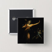 マクベスSleepwalking 1783年女性(キャンバスの油) 缶バッジ (正面&裏面)