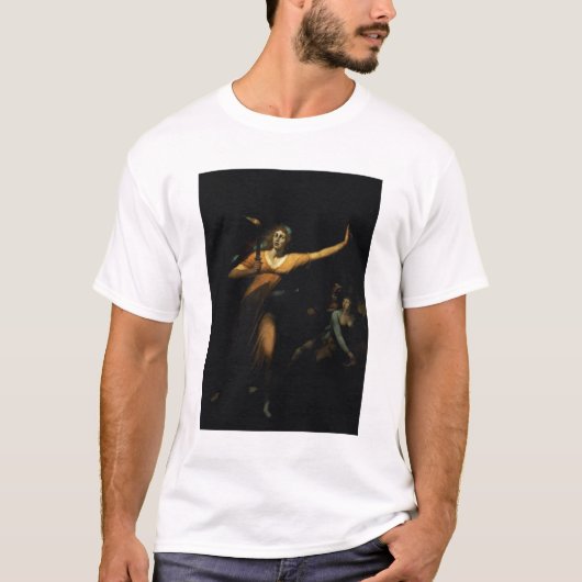 マクベスSleepwalking 1783年女性(キャンバスの油) Tシャツ (正面)