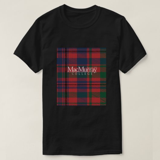 マクマレイカレッジタータンチェッククラシック Tシャツ (デザイン正面)