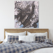 マクマードの谷 キャンバスプリント (インサイチュ (寝室))