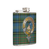 マクミランタータンチェック&バッジ フラスク (右)