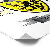 マクミラン家紋コート・オブ・アームズ ポスター (角)