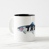 マクラウリバーレインボートラウト;マグカップ ツートーンマグカップ (正面左)