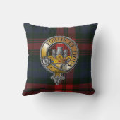 マクラクラランタータンチェック&バッジ クッション (裏面)