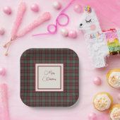 マクラクラン・スコットランド風タートル・クリスマス ペーパープレート (パーティー)