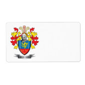 マクラフリンコートオブアームズ ラベル (正面)