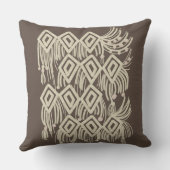 マクラメボヘミアン編み物スケッチパターン クッション (裏面)