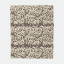 マクラメボヘミアン編み物スケッチパターン フリースブランケット