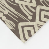 マクラメボヘミアン編み物スケッチパターン フリースブランケット (角)