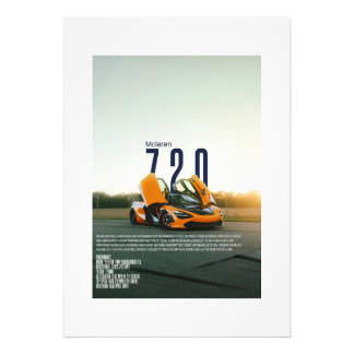 マクラーレン720Sポスター フォトプリント           