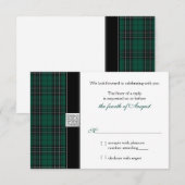 マクリーン モダン ハンティング タートン 結婚式 出席・欠席 返信 (正面/裏面)