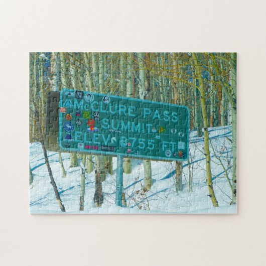 マクレアパスコロラド。 ジグソーパズル (横)