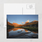 マクレアメドウサンセットアルペングロー – John Muir Trail ポストカード (正面/裏面)