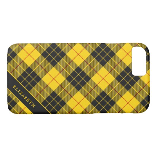 マクレオッドクランタータンチェックスコティッシュプレイド Case-Mate iPhoneケース (裏面(横))
