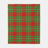 マクレガーモダンプレイド フリースブランケット (正面)