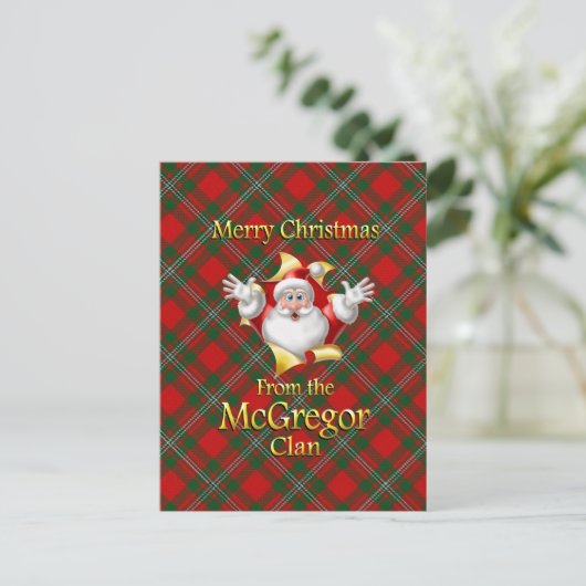 マクレガー氏からのメリークリスマス シーズンポストカード (スタンド正面)