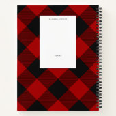 マクレガー | Rob Roy | Buffalo Plaid Redタータンチェック ノートブック (裏面)