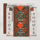 マクレゴールスコティッシュタータンチェック 招待状 (正面/裏面)