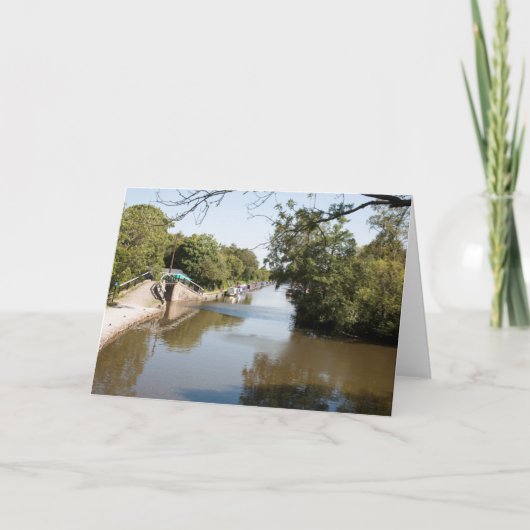 マクレスフィールドカナルハイヤーポイントンチェシャ サンキューカード (正面)