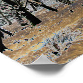 マクレスフィールドフォレストウィンターカードアクリルプリント ポスター (角)