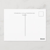 マクレスフィールドフォレストウィンターカード ポストカード (裏面)