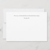 マクレスフィールドフォレストカードの冬 サンキューカード (裏面)