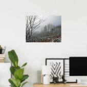 マクレスフィールドフォレストカードの冬 ポスター (ホームオフィス)