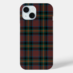 マクレナンクラン海軍ブルーとレッドタータンチェック iPhone 15ケース