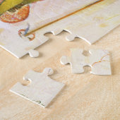 マクレランド・バークレイでスノーシューを履いたカップル ジグソーパズル (側面)