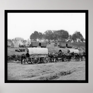 マクレラン総司令部1862 ポスター