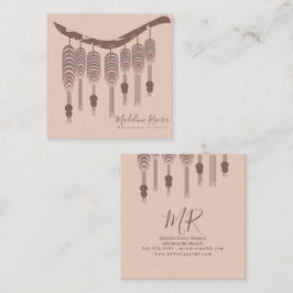 マクレームアーティスト手作りデザイナーアーティスト·ナチュラル スクエア名刺