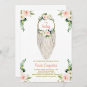 マクレームベビーシャワーの招待娘 招待状 (正面/裏面)