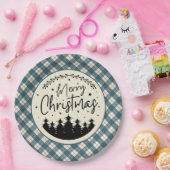 マクレ― コンチラ スコットランド タートン クリスマス ペーパープレート (パーティー)
