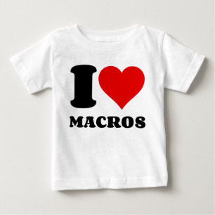 マクロが好き ベビーTシャツ
