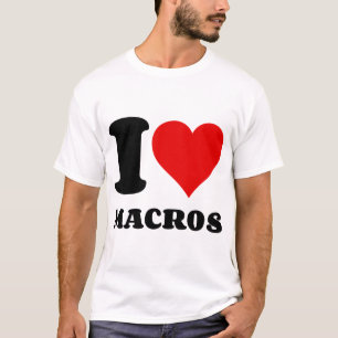 マクロが好き Tシャツ