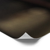 マクロの水滴 ポスター (角)