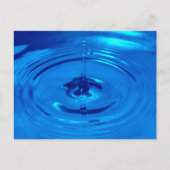 マクロの水滴 ポストカード (正面)