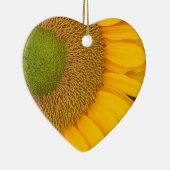 マクロひまわりセンターフラワーオーナメント セラミックオーナメント (右)